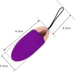 Vibrator, Adult Vibrating Egg, 10 Speed ​​Vibrator, G-Spot Masturbator, Vibrating Egg, Female Masturbation Sex Machine, Female Sex Toy (Purple) - Image 2
