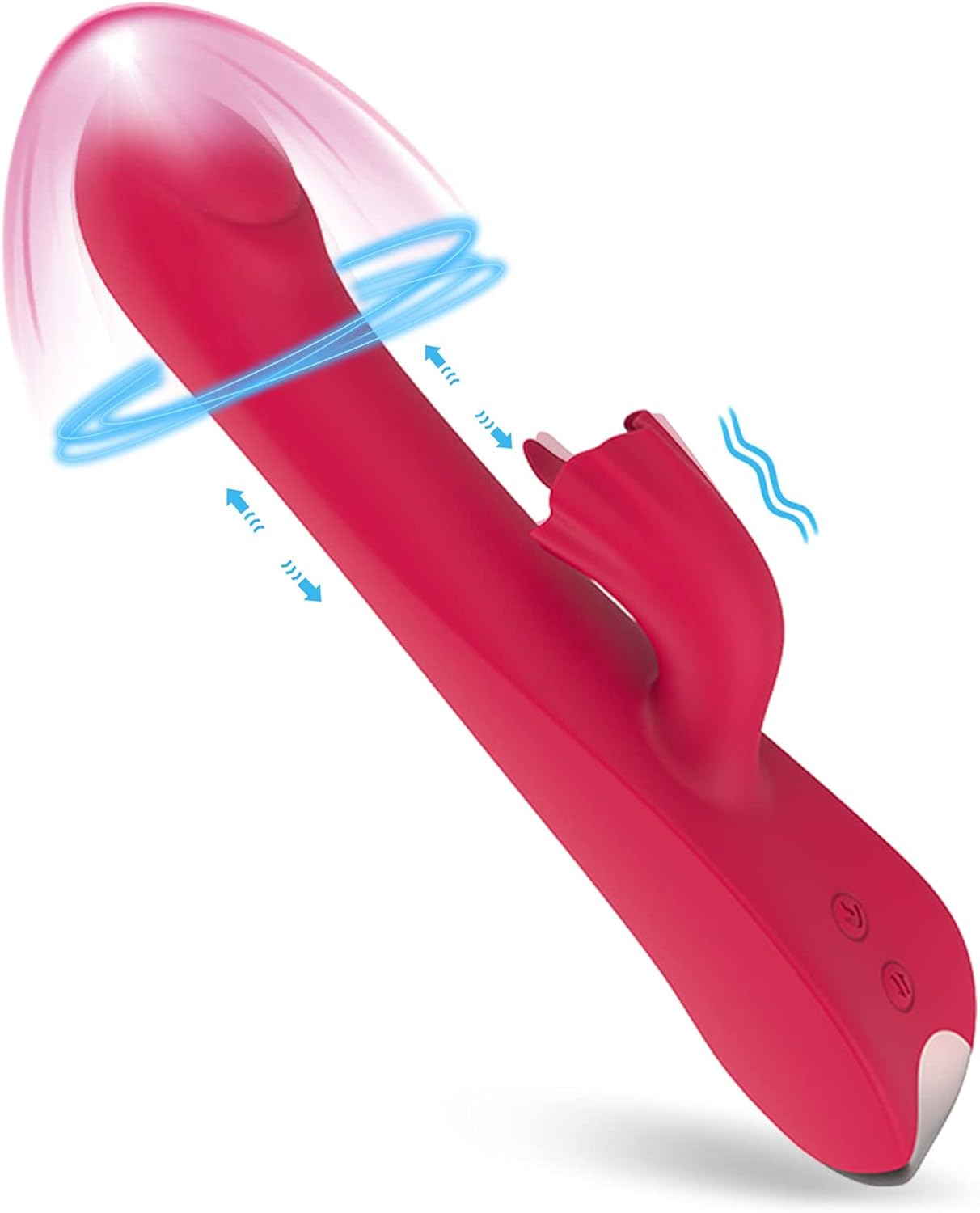 51ymnqxt52L._AC_SL1500_.jpg Adult Tool for Women Today 防水自动电动成人玩具机工具手持兔耳朵快乐玩具套装 8 种强大模式推力和游戏男女用 B-ZY-R85 - Image 1