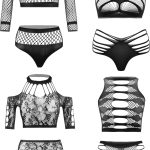 Fishnet Lace Stockings Bodysuit Mesh Babydoll Lingerie